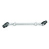 Swivel head wrench double ended 12x14 mm